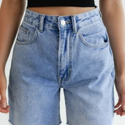 Charcoal Clothing Jordan Denim Shorts (Blue)