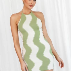 Alive Girl Midsummer Mini Dress (Green) New Arrivals