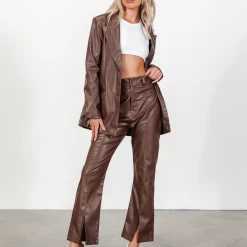 Pink Diamond Sets + Co-ords Nyomi Blazer (Brown)