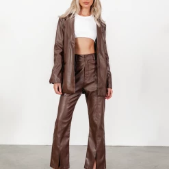 Pink Diamond Sets + Co-ords Nyomi Blazer (Brown)