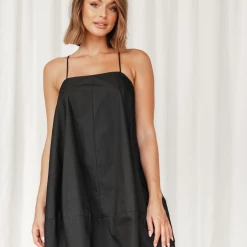 Charcoal Clothing Amalfi Mini Dress (Black) Dresses