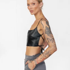 Luvalot Annabel Crop Top (Black)