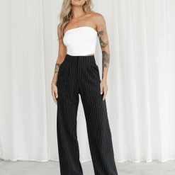 Charcoal Clothing Andy Crop Top (White)