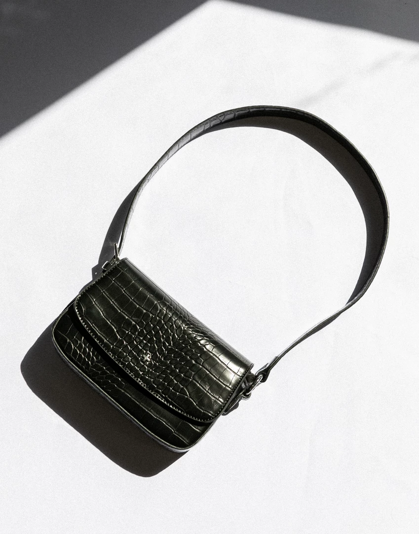 Hansel Bag (Black Croc) - By Peta + Jain Accessories 2 Hansel Bag (Black Croc) - By Peta + Jain Accessories