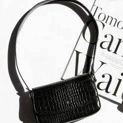 Hansel Bag (Black Croc) - By Peta + Jain Accessories