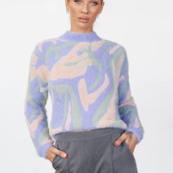 8 Birdies New Arrivals Malia Knit Jumper (Lilac)