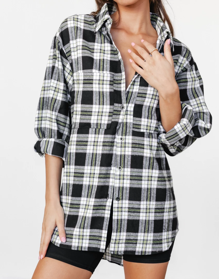 Pink Diamond New Arrivals Melanie Shirt (Black) 2 Pink Diamond New Arrivals Melanie Shirt (Black)