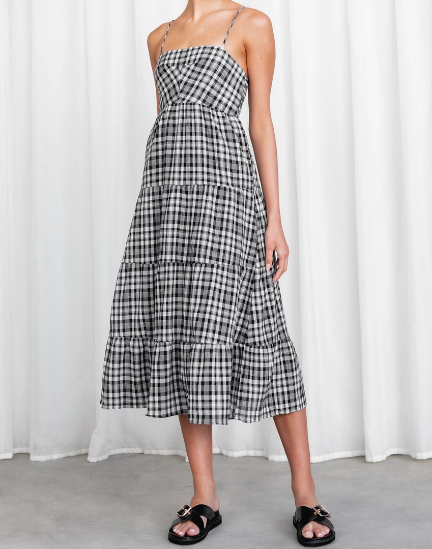 Yours Truly Bethanee Midi Dress (Black) Dresses 1 Yours Truly Bethanee Midi Dress (Black) Dresses