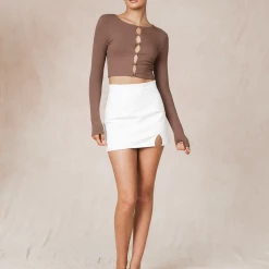 Mint Vanilla Lucky Charm Crop Top (Brown) 15 Mint Vanilla Lucky Charm Crop Top (Brown)