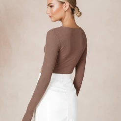 Mint Vanilla Lucky Charm Crop Top (Brown) 16 Mint Vanilla Lucky Charm Crop Top (Brown)