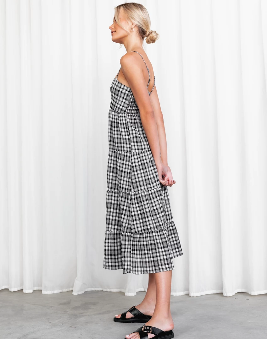 Yours Truly Bethanee Midi Dress (Black) Dresses 5 Yours Truly Bethanee Midi Dress (Black) Dresses