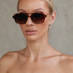 Faris Sunglasses (Tortoise) - By Peta + Jain New Arrivals
