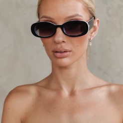 Jones Sunglasses (Black/White) - By Peta + Jain New Arrivals