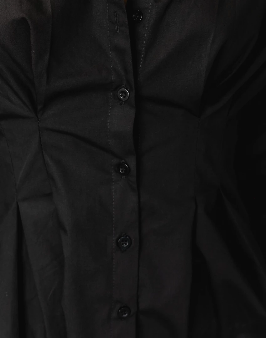 Charcoal Clothing Mila Long Sleeve Mini Dress (Black) New Arrivals 7 Charcoal Clothing Mila Long Sleeve Mini Dress (Black) New Arrivals