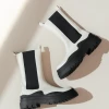 Billini Portland Boots (Bone/Black) New Arrivals