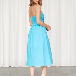 Reverse Stafford Midi Dress (Blue) Dresses