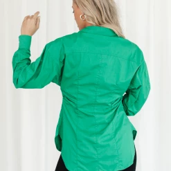 Charcoal Clothing New Arrivals Hemingway Shirt (Green) 9 Charcoal Clothing New Arrivals Hemingway Shirt (Green)