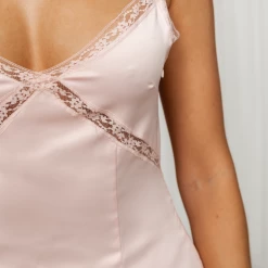 Luvalot Late Night Mini Dress (Light Pink)