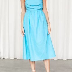 Reverse Stafford Midi Dress (Blue) Dresses
