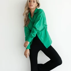 Charcoal Clothing New Arrivals Hemingway Shirt (Green)