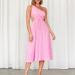 Reverse Darci Midi Dress (Pink)