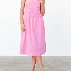 Reverse Stafford Midi Dress (Pink) Dresses