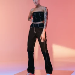 Charcoal Clothing Lucid Dream Jeans (Black/White) New Arrivals 17 Charcoal Clothing Lucid Dream Jeans (Black/White) New Arrivals