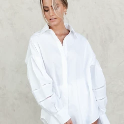 Charcoal Clothing Tops Forever Shirt (White)