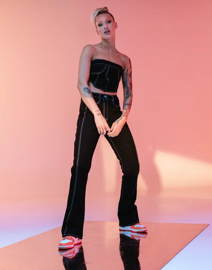 Charcoal Clothing Lucid Dream Jeans (Black/White) New Arrivals 6 Charcoal Clothing Lucid Dream Jeans (Black/White) New Arrivals