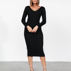 Style State New Arrivals Niko Midi Dress (Black)