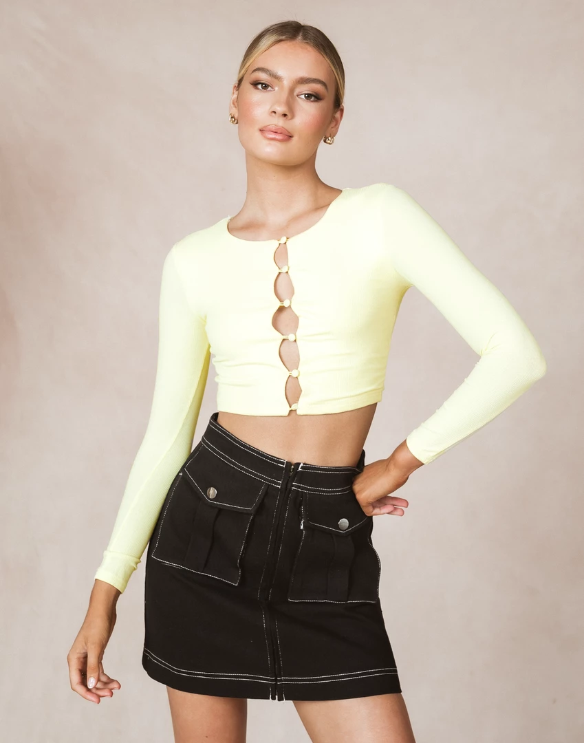 Mint Vanilla Tonia Mini Skirt Bottoms 5 Mint Vanilla Tonia Mini Skirt Bottoms