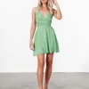 Alive Girl Lilibet Mini Dress (Green)