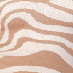 Into Fashion Josephine Midi Dress (Brown/Zebra) Dresses