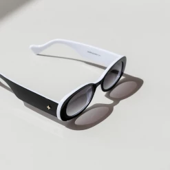 Jones Sunglasses (Black/White) - By Peta + Jain New Arrivals