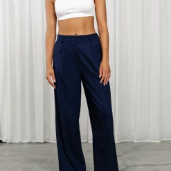 Bottoms Mulholland Drive Pants (Midnight Pinstripe) - By Lioness