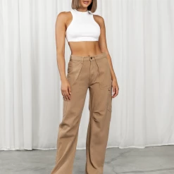 Bottoms Miami Vice Pants (Stone) - By Lioness