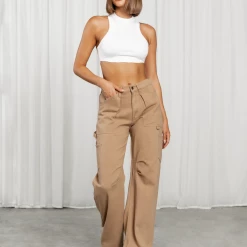 Bottoms Miami Vice Pants (Stone) - By Lioness