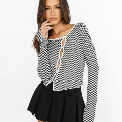 Thanne Melbourne Crop Top (Black/White) New Arrivals