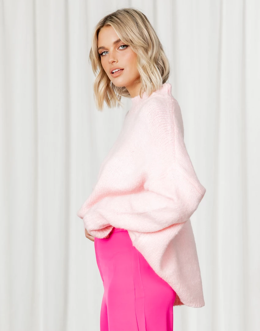 White Closet Carefree Knit Jumper (Pink) 6 White Closet Carefree Knit Jumper (Pink)
