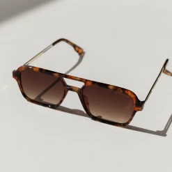 Faris Sunglasses (Tortoise) - By Peta + Jain New Arrivals