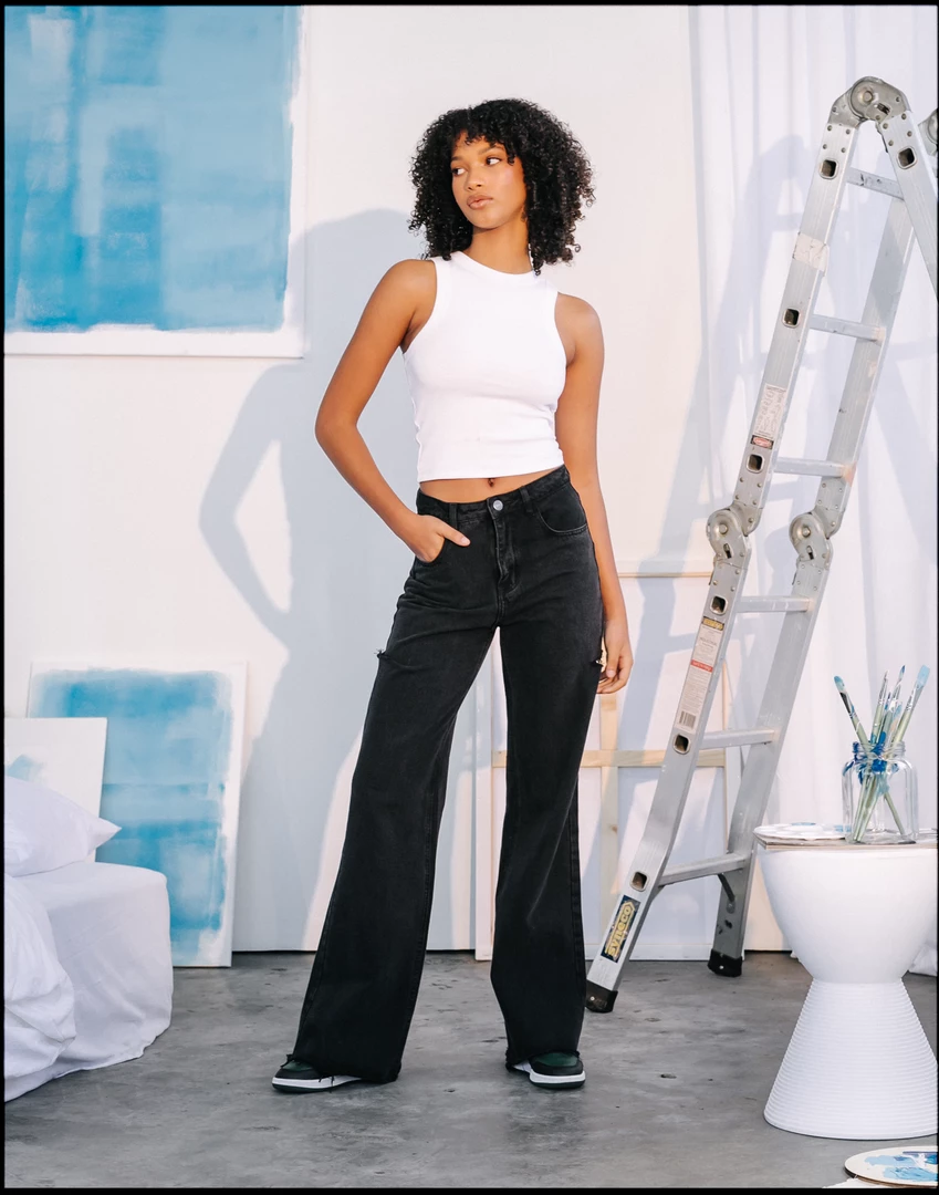 Charcoal Clothing Elijah Tank Top (White) 2 Charcoal Clothing Elijah Tank Top (White)