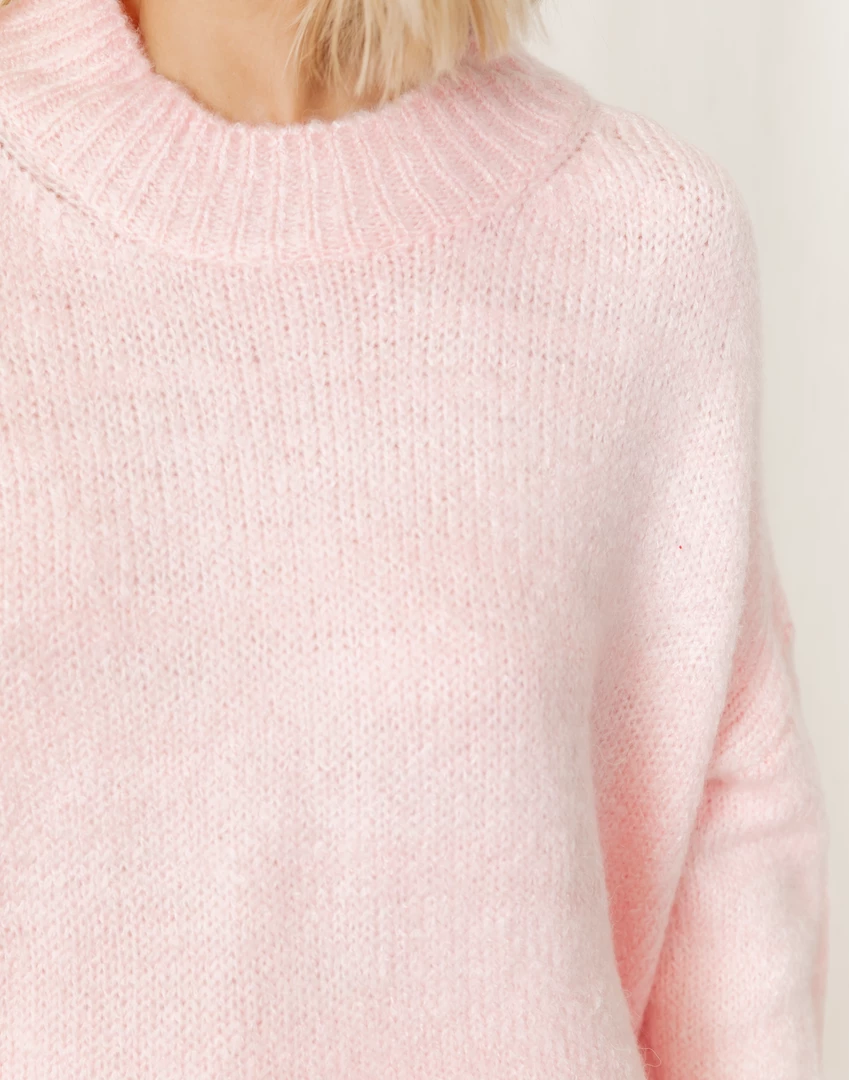 White Closet Carefree Knit Jumper (Pink) 9 White Closet Carefree Knit Jumper (Pink)