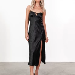 Alive Girl Mara Midi Dress (Black)