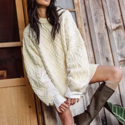 Sonny Oversized Knit (Cream) - By Lioness