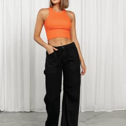 Thanne Tops Kennedy Tank Top (Orange)