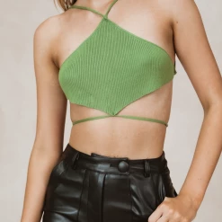 My Girl Tops Piper Crop Top (Green) 17 My Girl Tops Piper Crop Top (Green)