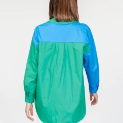 Into Fashions New Arrivals Jude Shirt (Blue/Green)