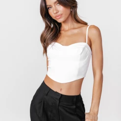 Luvalot Trisha Top (White) New Arrivals