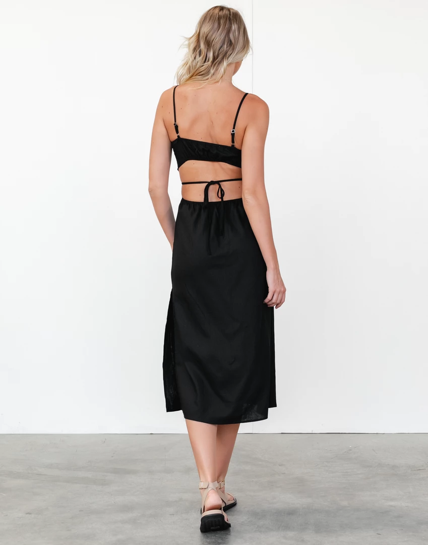 My Girl Cyprus Midi Dress (Black) Dresses 4 My Girl Cyprus Midi Dress (Black) Dresses