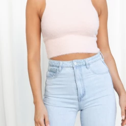 He Doesn't Know Why? Endless Road Tank Top (Pink) Tops